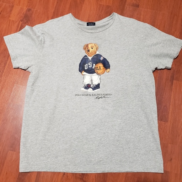 Polo Ralph Lauren Other - Polo Basketball Bear Tee sz M